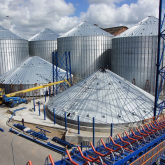 The grain elevator equipment installed by us has the highest capacity in Lithuania.